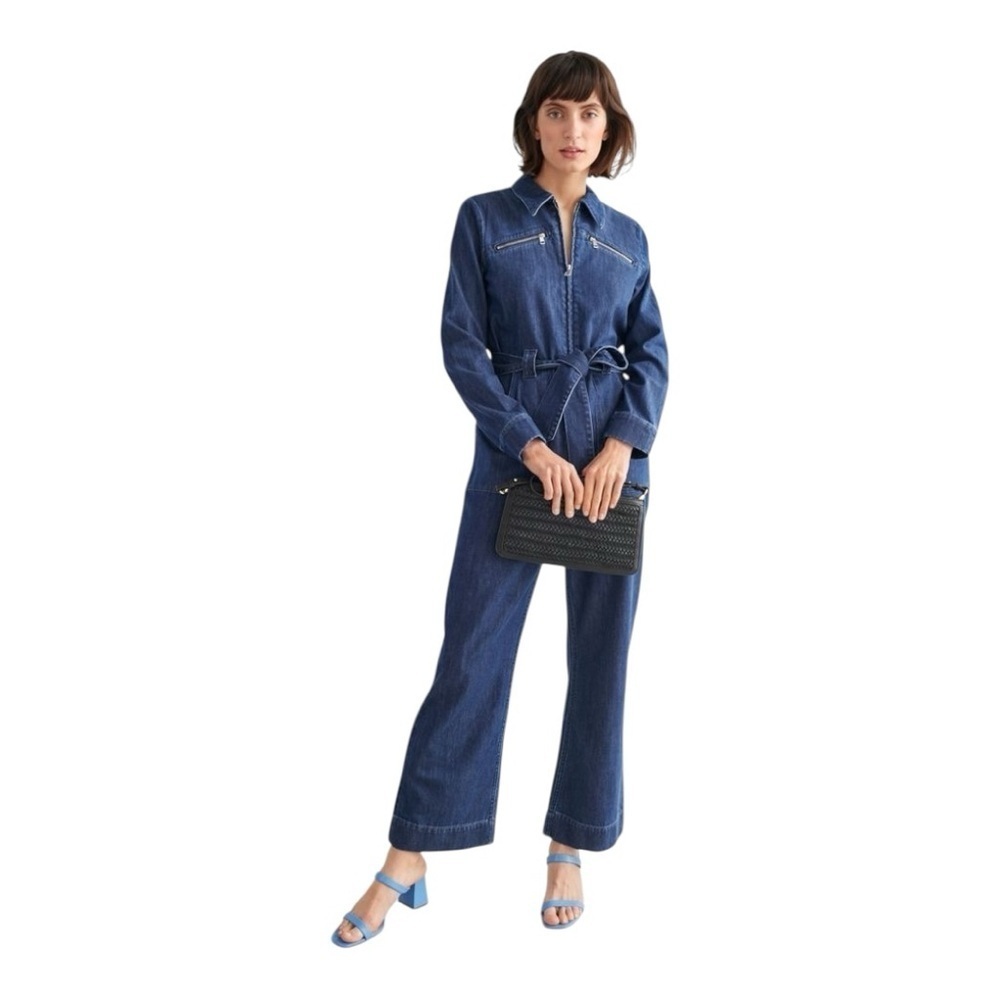 & Other Stores Denim Jumpsuit Blue Size 10